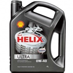 SHELL Helix ULTRA 0w40 синт. 4л